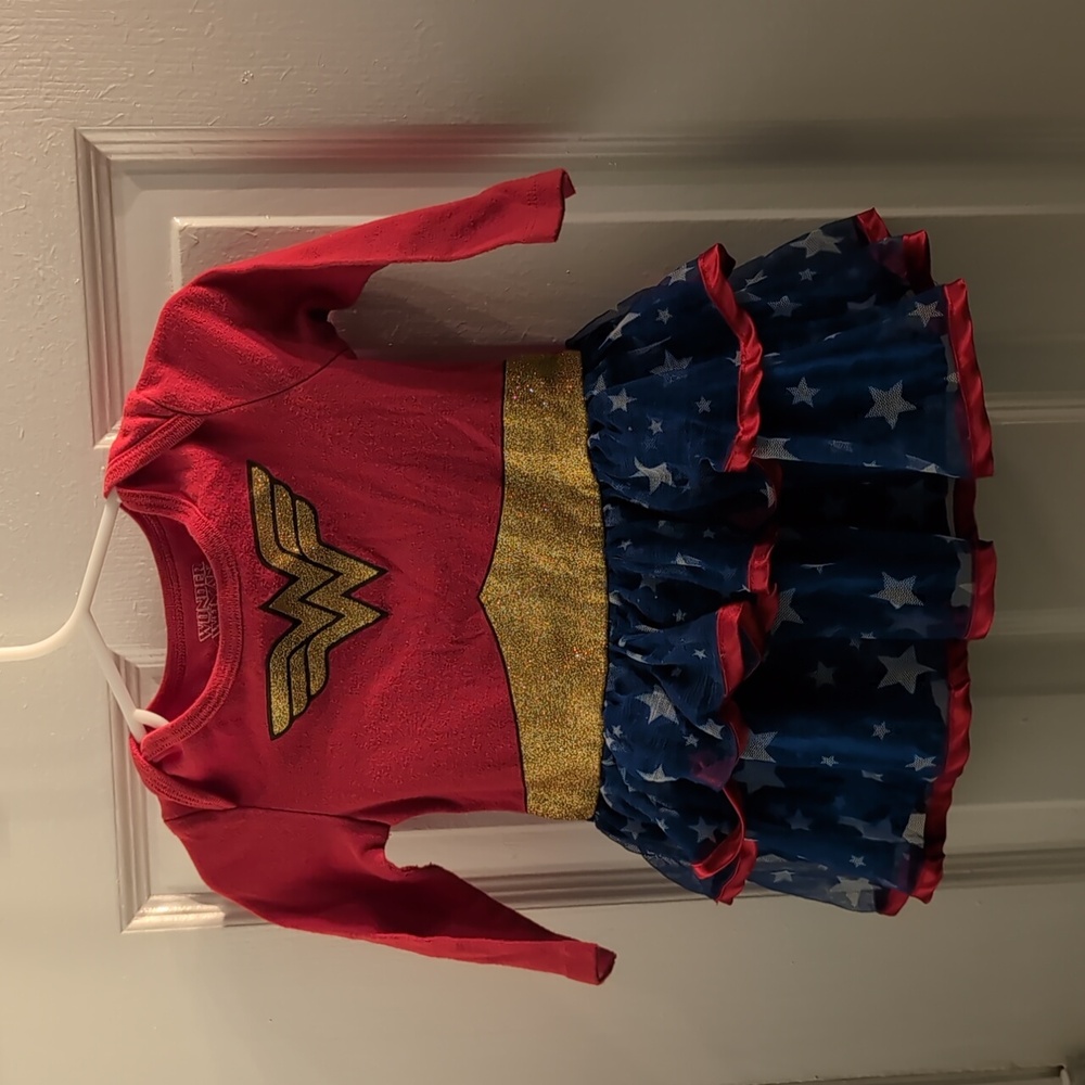 Wonder Woman Halloween Costume Long Sleeves 6/12 Months